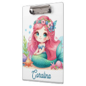 Mermaid clipboard klemmbrett (Links)