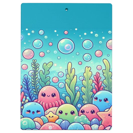 Mermaid clipboard klemmbrett (Rückseite)