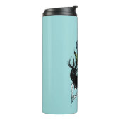 Mermaid Cool Ink Zeichnend Thermosbecher (Nach links gedreht)