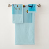 Mermaid Coral Vision Badhandtuch Set (Insitu)