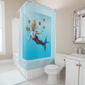 Mermaid Coral Vision Duschvorhang (Beispiel)