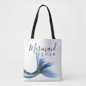 Mermaid Crew Ice Blue | Mutation Junggeselinnen-Ab Tasche (Vorderseite)