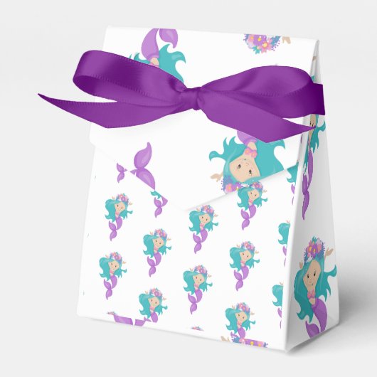 Mermaid Crew Party Pirate Favor Box Geschenkschachtel (Vorderseite)