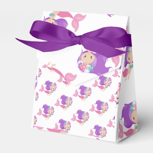 Mermaid Crew Party Pirate Favor Box Geschenkschachtel (Vorderseite)