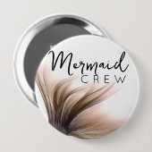 Mermaid-Crew | Terracotta Soft Peach Bachelorette Button (Vorne & Hinten)