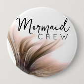 Mermaid-Crew | Terracotta Soft Peach Bachelorette Button (Vorderseite)