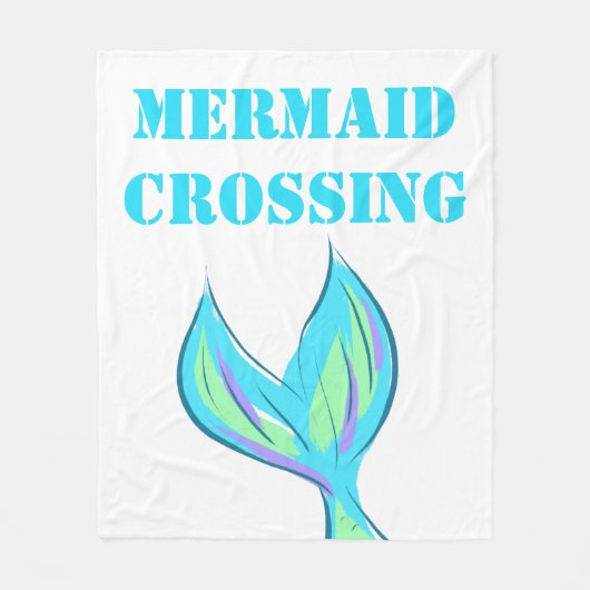 Mermaid Crossing Fleecedecke (Vorderseite)