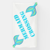 Mermaid Crossing Party Banner (Vertikal)