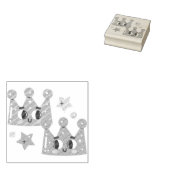 Mermaid Crown Gummistempel (Stempel)