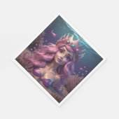 Mermaid Crown Serviette (Ecke)