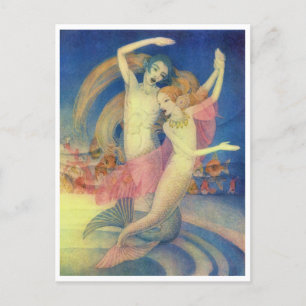 Mermaid Dance von Dorothy Lathrop Postkarte