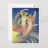 Mermaid Dance von Dorothy Lathrop Postkarte (Vorne/Hinten)