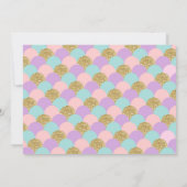 Mermaid Danke, dass ihr Karte unter dem Meer Danke (Rückseite)