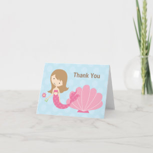 Mermaid Dankeschön Karte