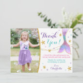 Mermaid Dankeschön-Karte - Danke, dass du unter de Dankeskarte (Stehend Vorderseite)