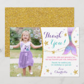 Mermaid Dankeschön-Karte - Danke, dass du unter de Dankeskarte (Vorne/Hinten)