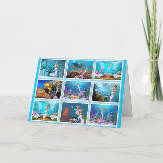 Mermaid Dankeskarte (Rückseite)