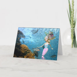 Mermaid Dankeskarte