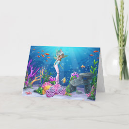 Mermaid Dankeskarte