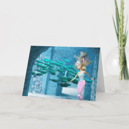 Mermaid Dankeskarte