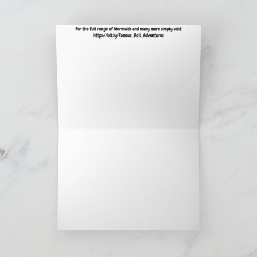 Mermaid Dankeskarte (Innenseite)