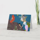 Mermaid Dankeskarte (Vorderseite)