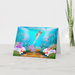 Mermaid Dankeskarte