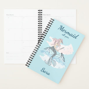 Mermaid das ganze Jahr über jedes Jahr wird eine  Planer