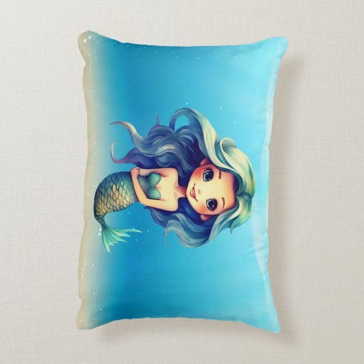 Mermaid Dekokissen (Rückseite(Vertikal))