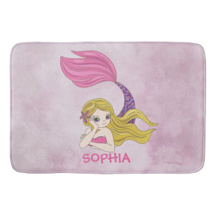 Mermaid Design Badematte