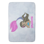 Mermaid Design Badematte (Vorderseite Vertikal)