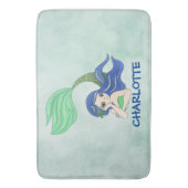 Mermaid Design Badematte (Vorderseite Vertikal)