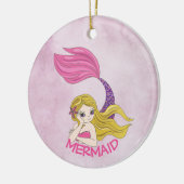 Mermaid Design Keramik Ornament (Links)