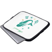 Mermaid Design Laptopschutzhülle (Vorne Knopf)