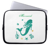 Mermaid Design Laptopschutzhülle (Vorderseite)