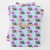 Mermaid Design Wrapping Paper Set Geschenkpapier Set (Beispiel)