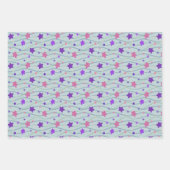 Mermaid Diversity Packpapier Geschenkpapier Set (Vorderseite 3)