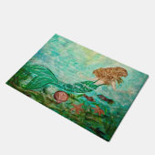 "Mermaid Door Mat" Fußmatte (Schrägansicht)