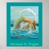 Mermaid & Dragon Poster (Vorne)