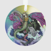 Mermaid, Dragon und Dolphin Ornament (Rückseite)