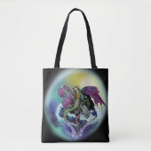 Mermaid, Dragon und Dolphin Tasche (Vorderseite)