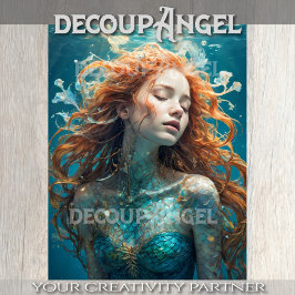 Mermaid Dream - Decoupage - Seidenpapier