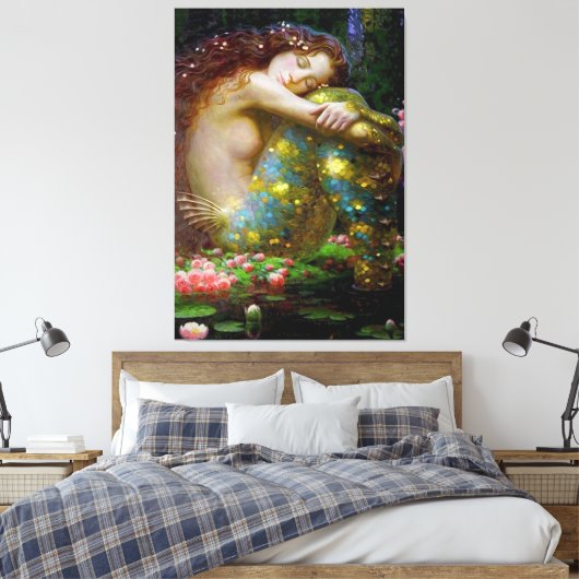 Mermaid Dream Leinwanddruck (Insitu (Schlafzimmer))