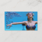 Mermaid Dreams Business Card Visitenkarte (Vorderseite)