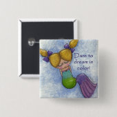 Mermaid Dreams Button (Vorne & Hinten)