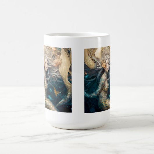 Mermaid Dreams Classic Tasse, 15 oz Kaffeetasse (Mittel)