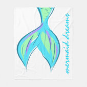 Mermaid Dreams Fleece Blanket (Vorderseite)