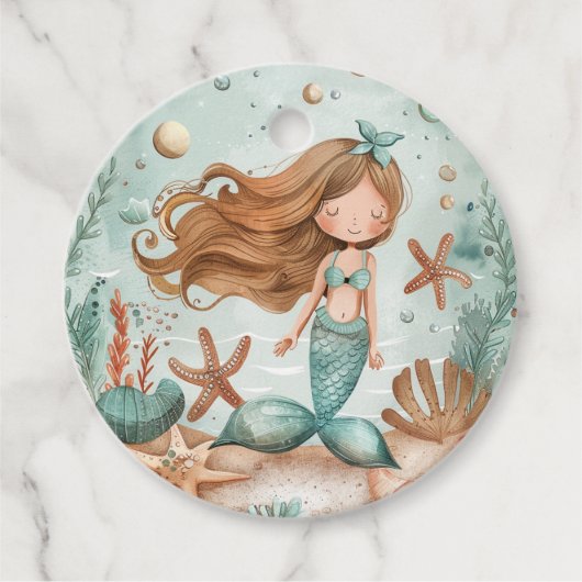 Mermaid Dreams Kids Geschenkanhänger (Vorderseite)