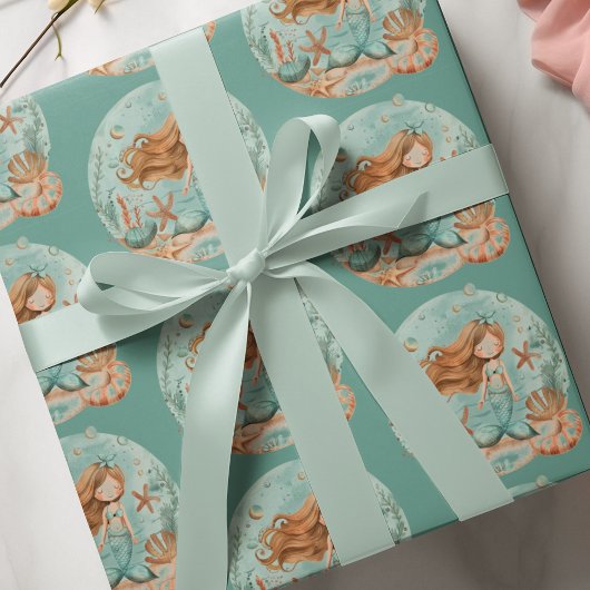 Mermaid Dreams Kids Geschenkpapier