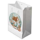 Mermaid Dreams Kids Mittlere Geschenktüte (Vorderseite Schrägansicht)